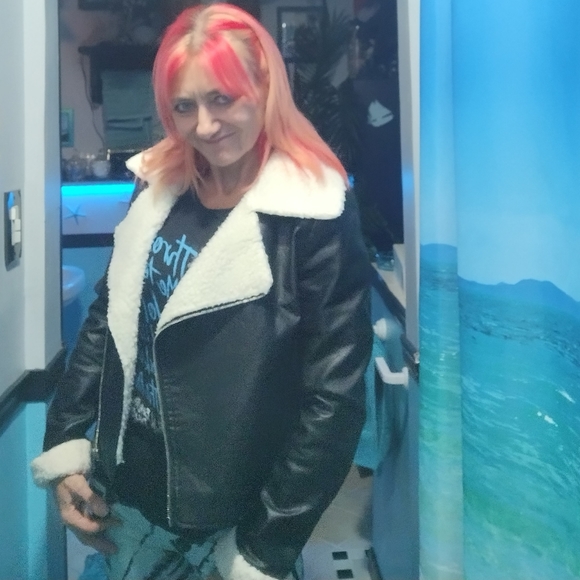 Faux leather/wool jacket - Picture 11 of 16